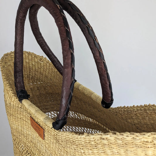 Grand Maji Resort Bag - Brown Leather The Taylored Collection
