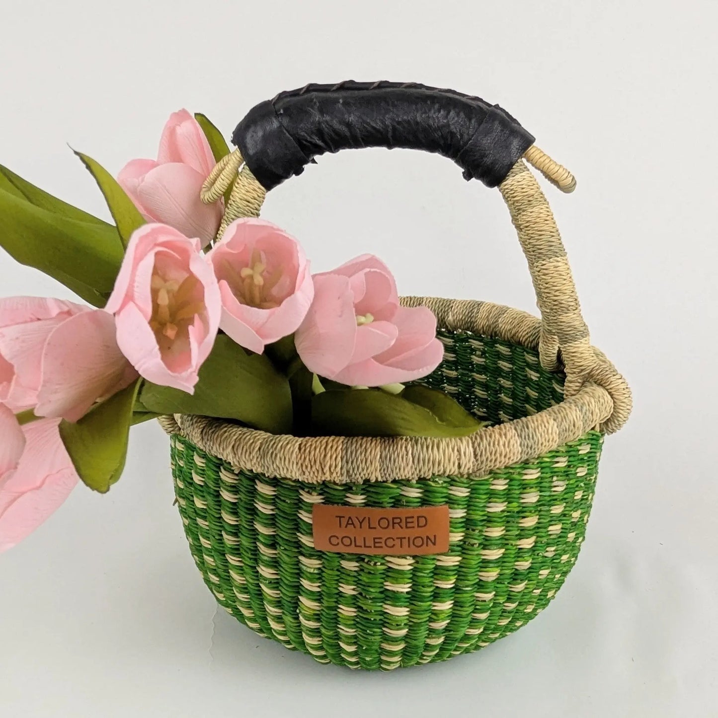 Jani Handwoven Petite Bolga Basket The Taylored Collection