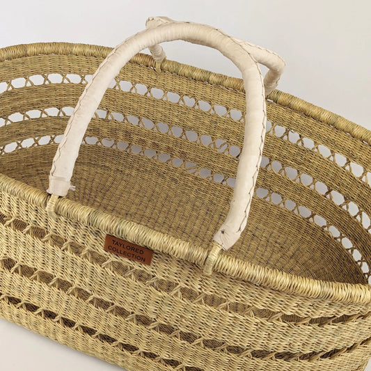 Open Weave Moses Basket The Taylored Collection