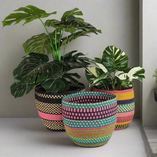 Ria X-Large Woven Planter The Taylored Collection