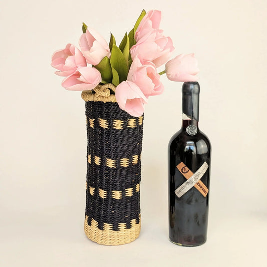 Wine Carrier - Black Design The Taylored Collection