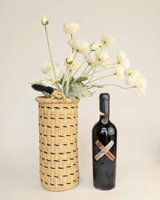 Wine Carrier - Black Dot The Taylored Collection