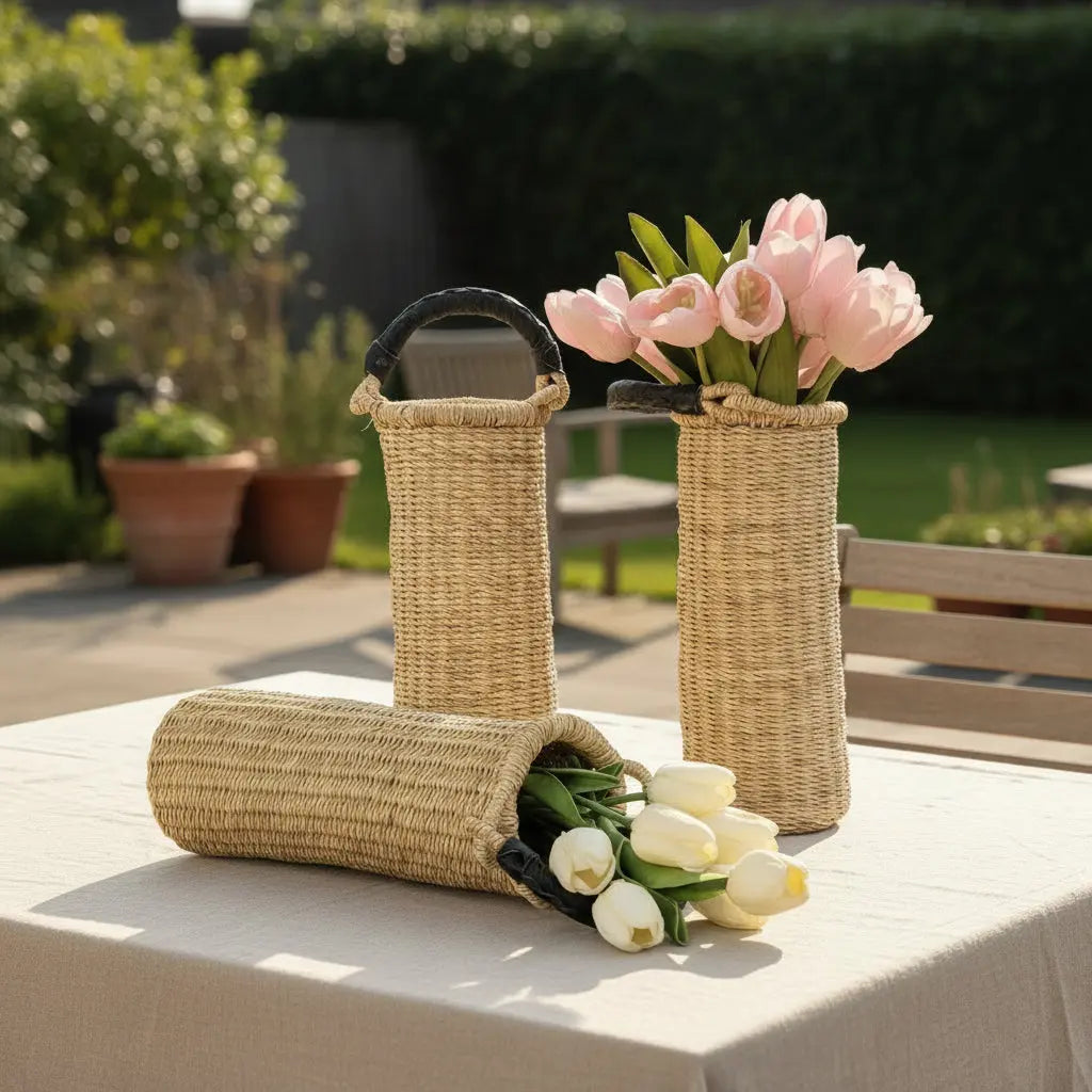 Wine Carrier - Natural The Taylored Collection