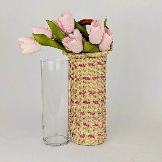 Wine Carrier - Pink Dot The Taylored Collection