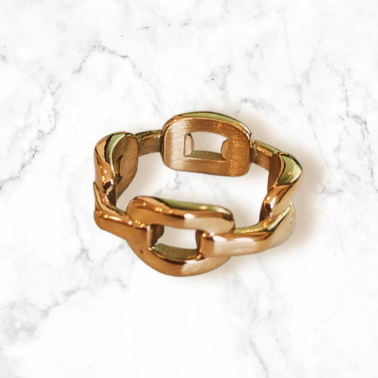 Cuban Link Chain Ring The Taylored Collection