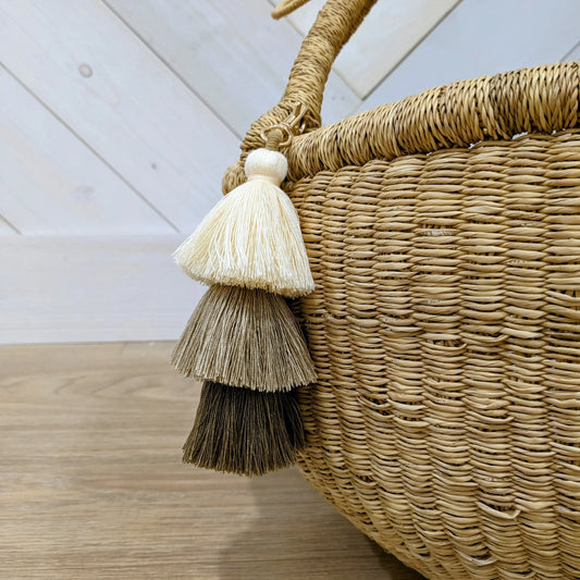 Boho Coffee Ombre Tassel The Taylored Collection