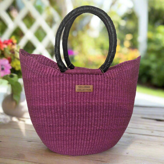 Dede Lace Tote - Black Leather The Taylored Collection