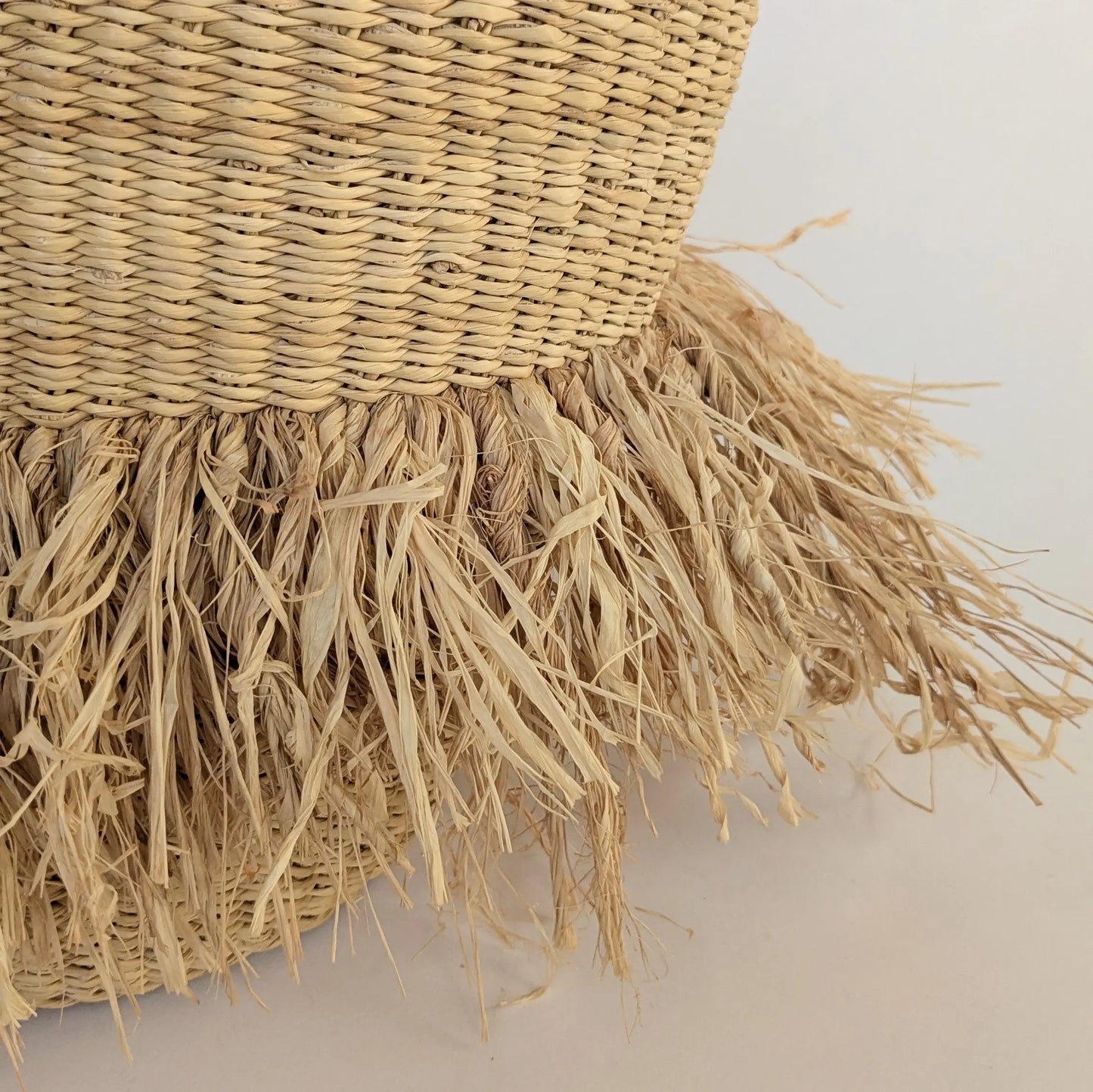 Fringe Market Bag - Black Leather The Taylored Collection