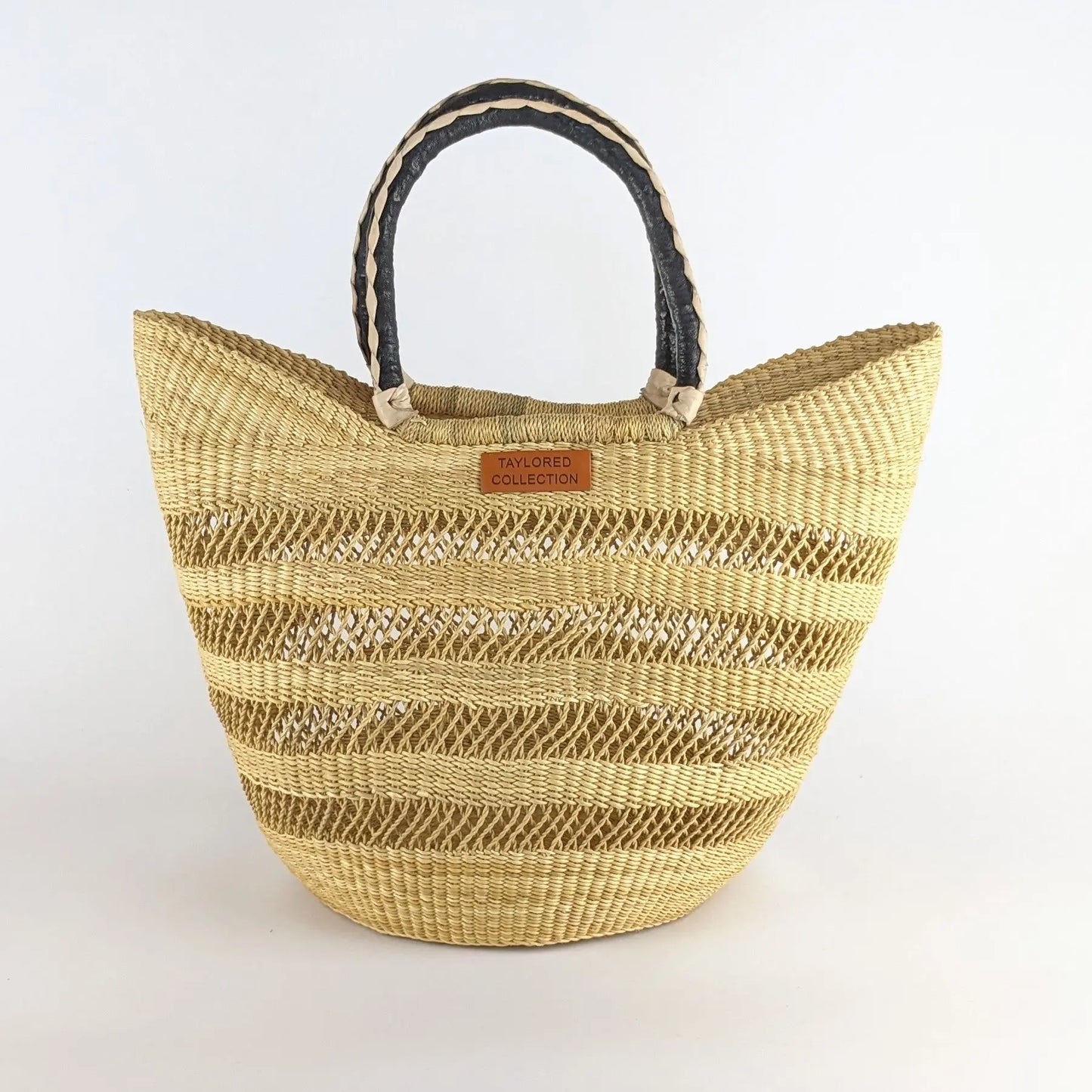 Grand Maji Resort Bag - Black Leather The Taylored Collection