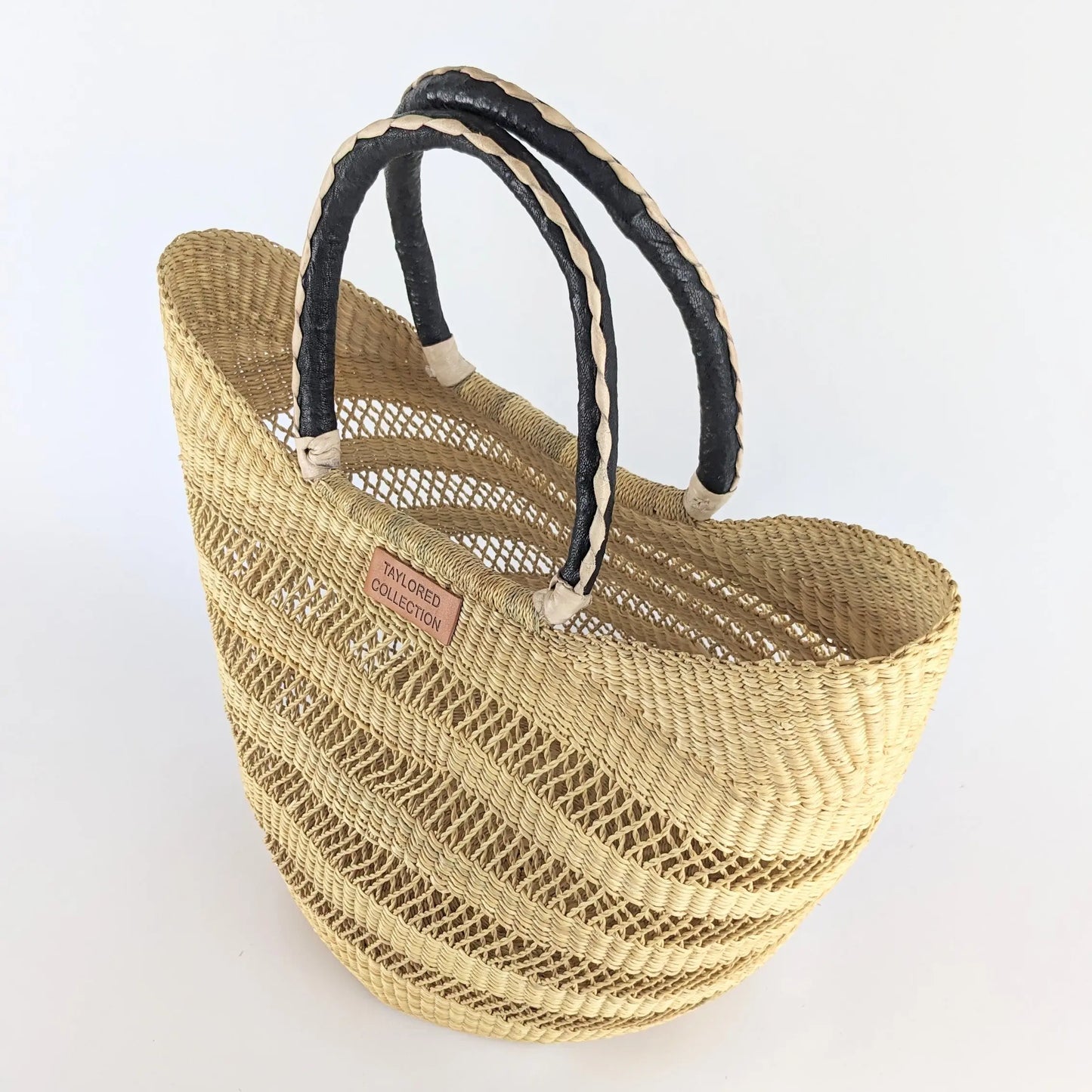 Grand Maji Resort Bag - Black Leather The Taylored Collection