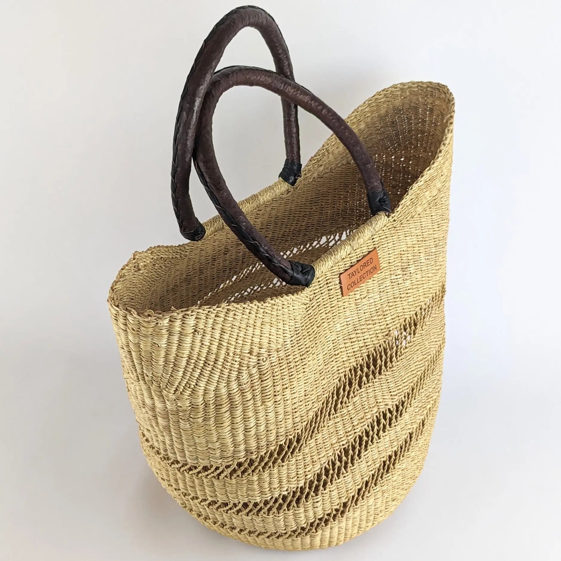 Grand Maji Resort Bag - Brown Leather The Taylored Collection