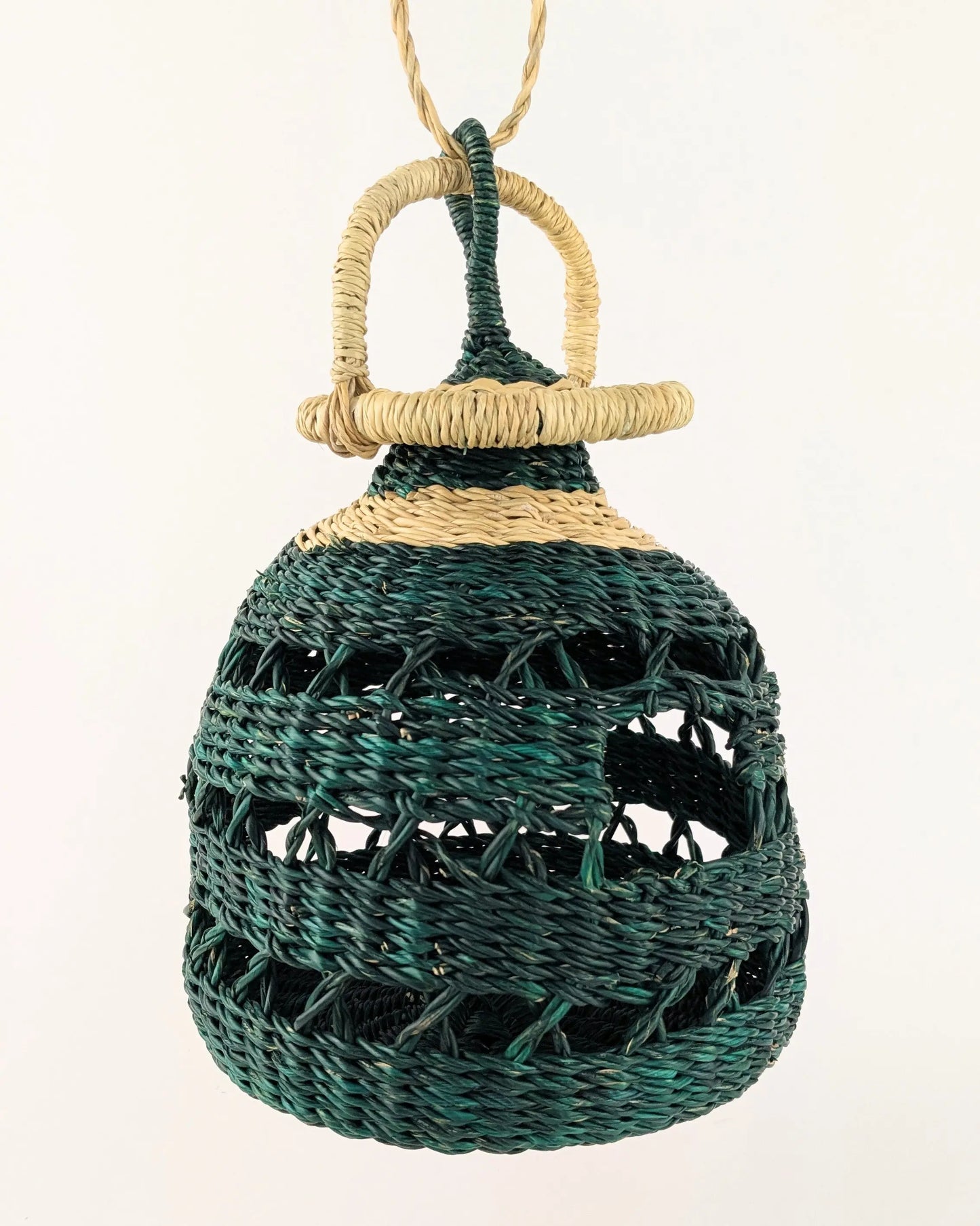 Handwoven Birdhouse - Dark Blue-Green The Taylored Collection