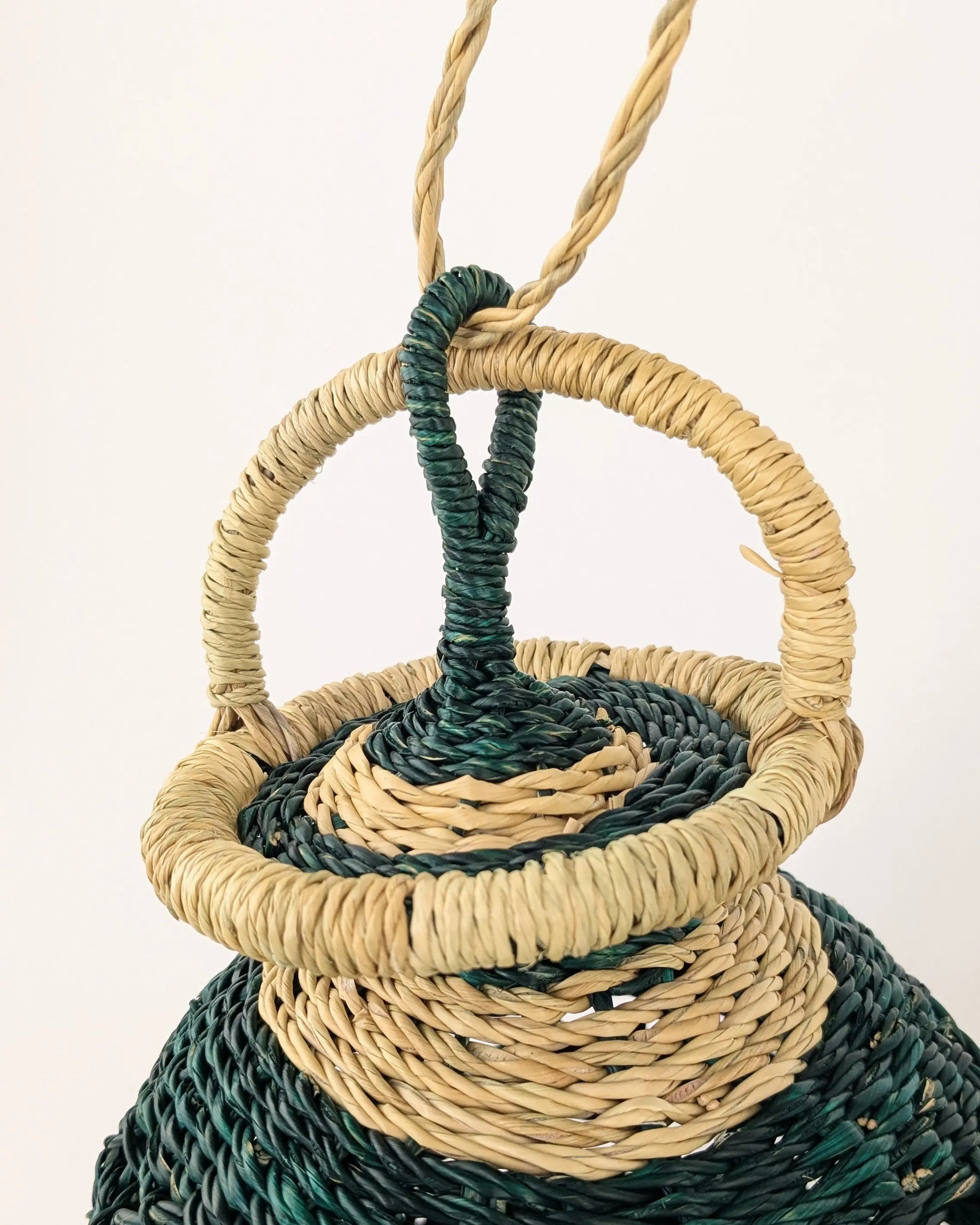 Handwoven Birdhouse - Dark Blue-Green The Taylored Collection