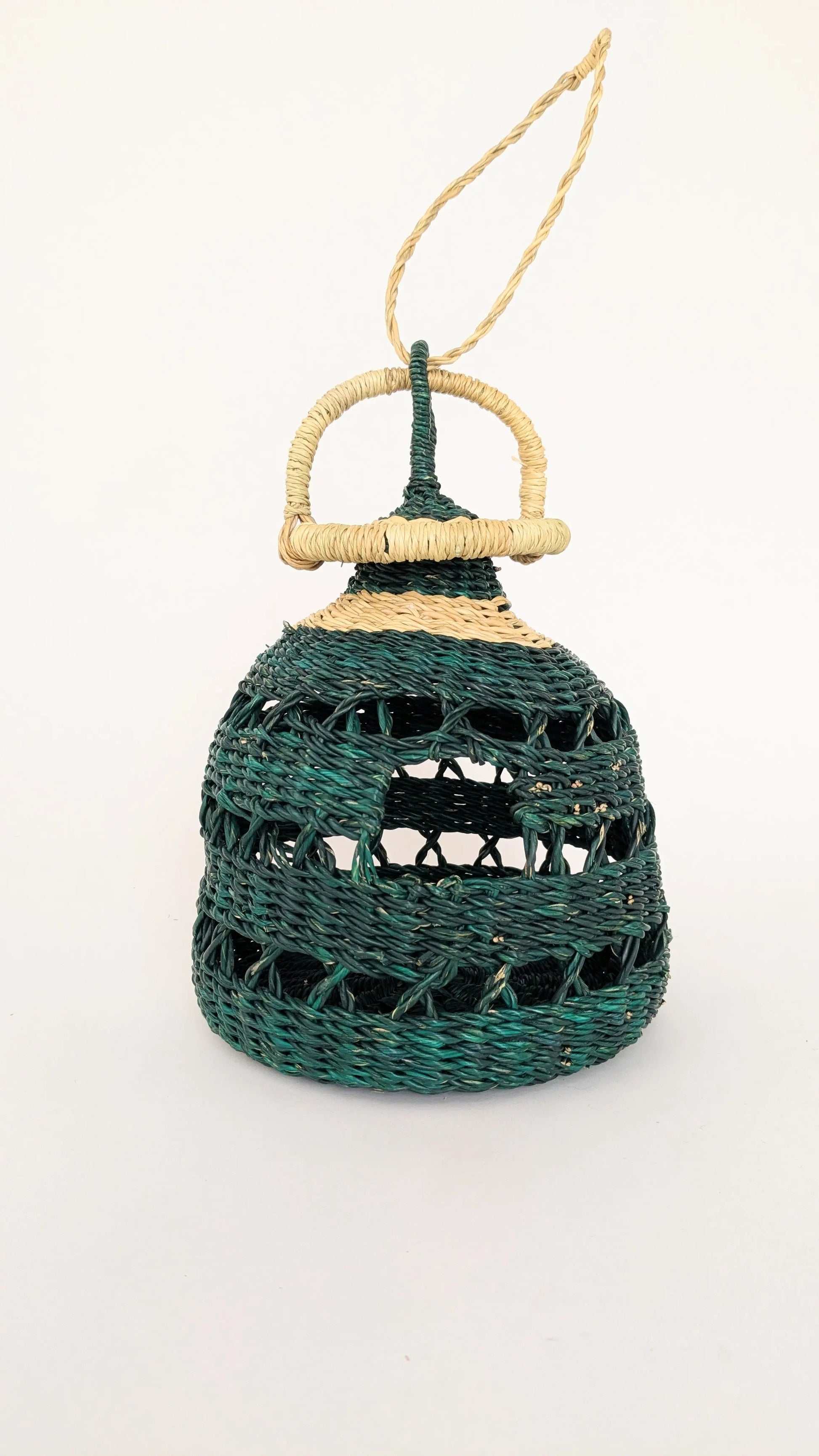 Handwoven Birdhouse - Dark Blue-Green The Taylored Collection