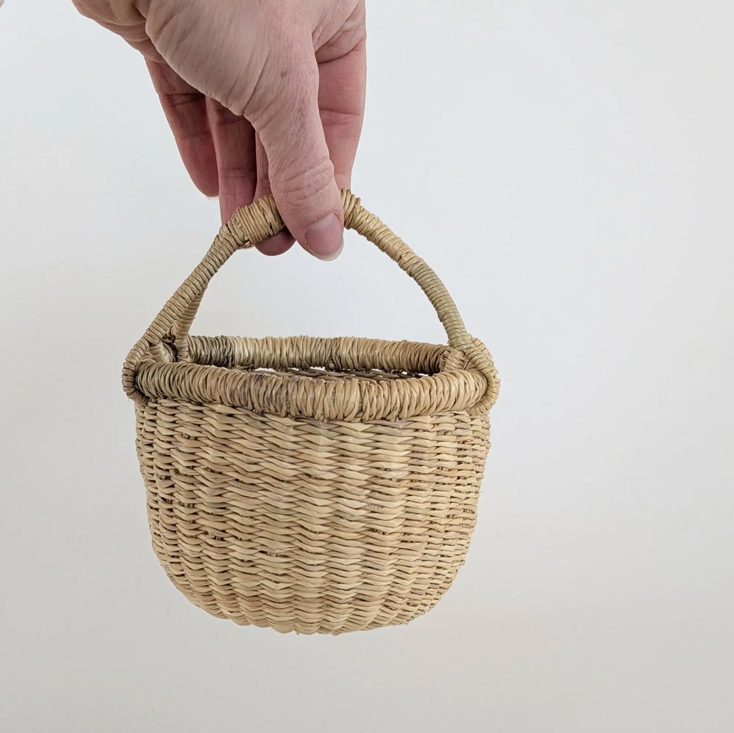 Natural Mini Bolga Basket