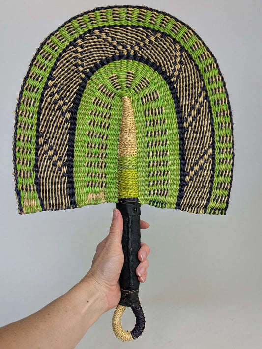 Nyasi Green Bolga Fan The Taylored Collection