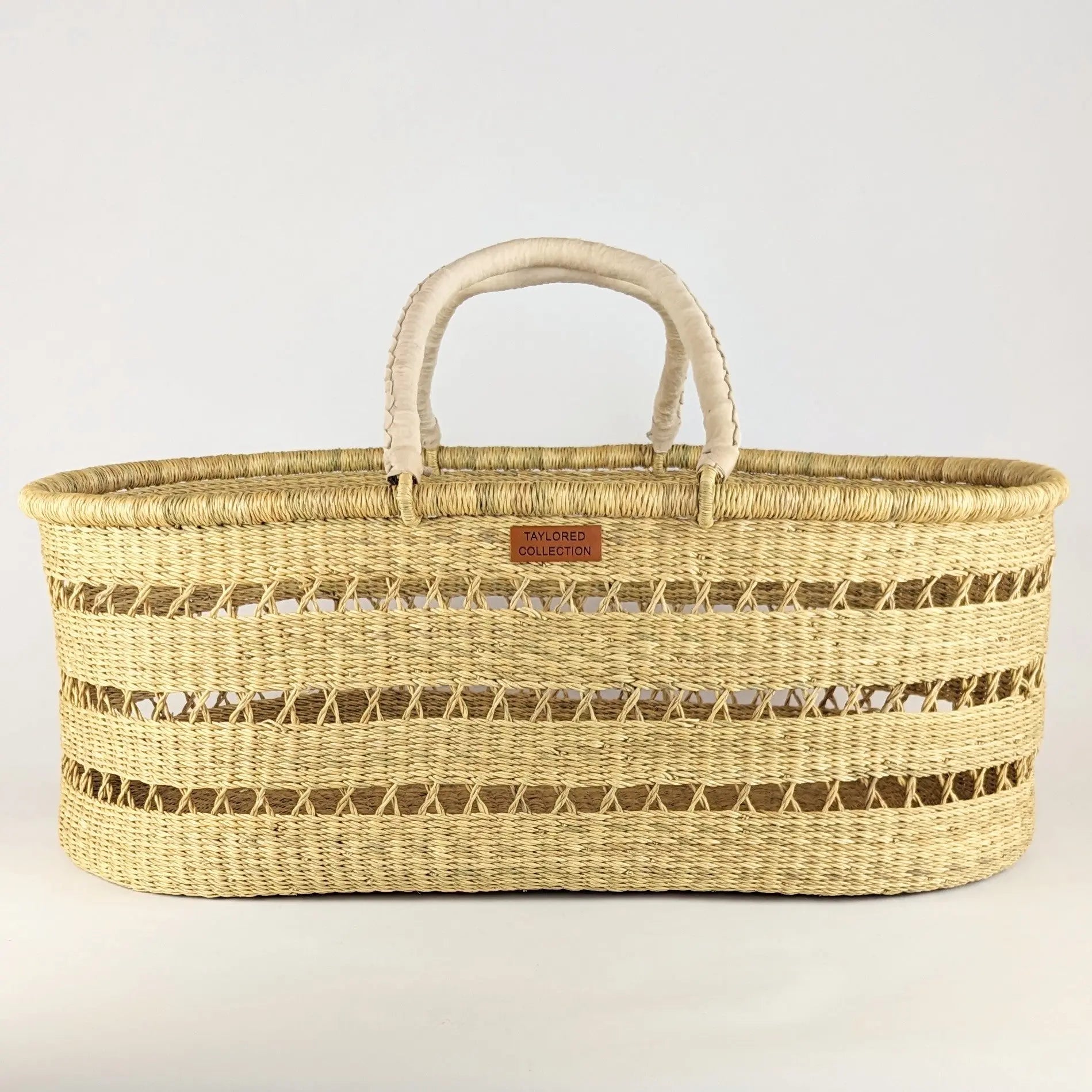 Open Weave Moses Basket The Taylored Collection