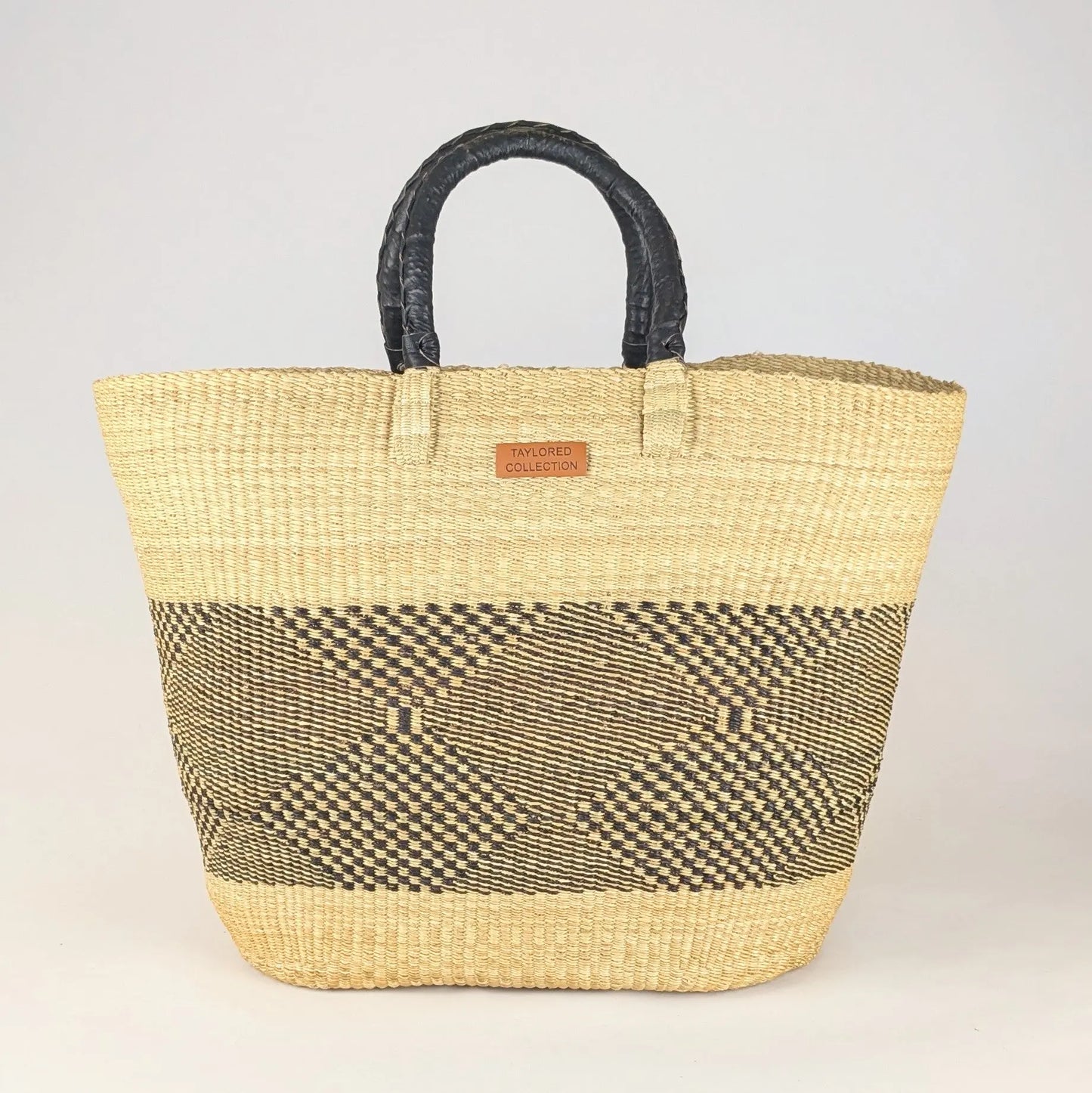 Over-sized Market Bag African Handwoven Basket The Taylored Collection