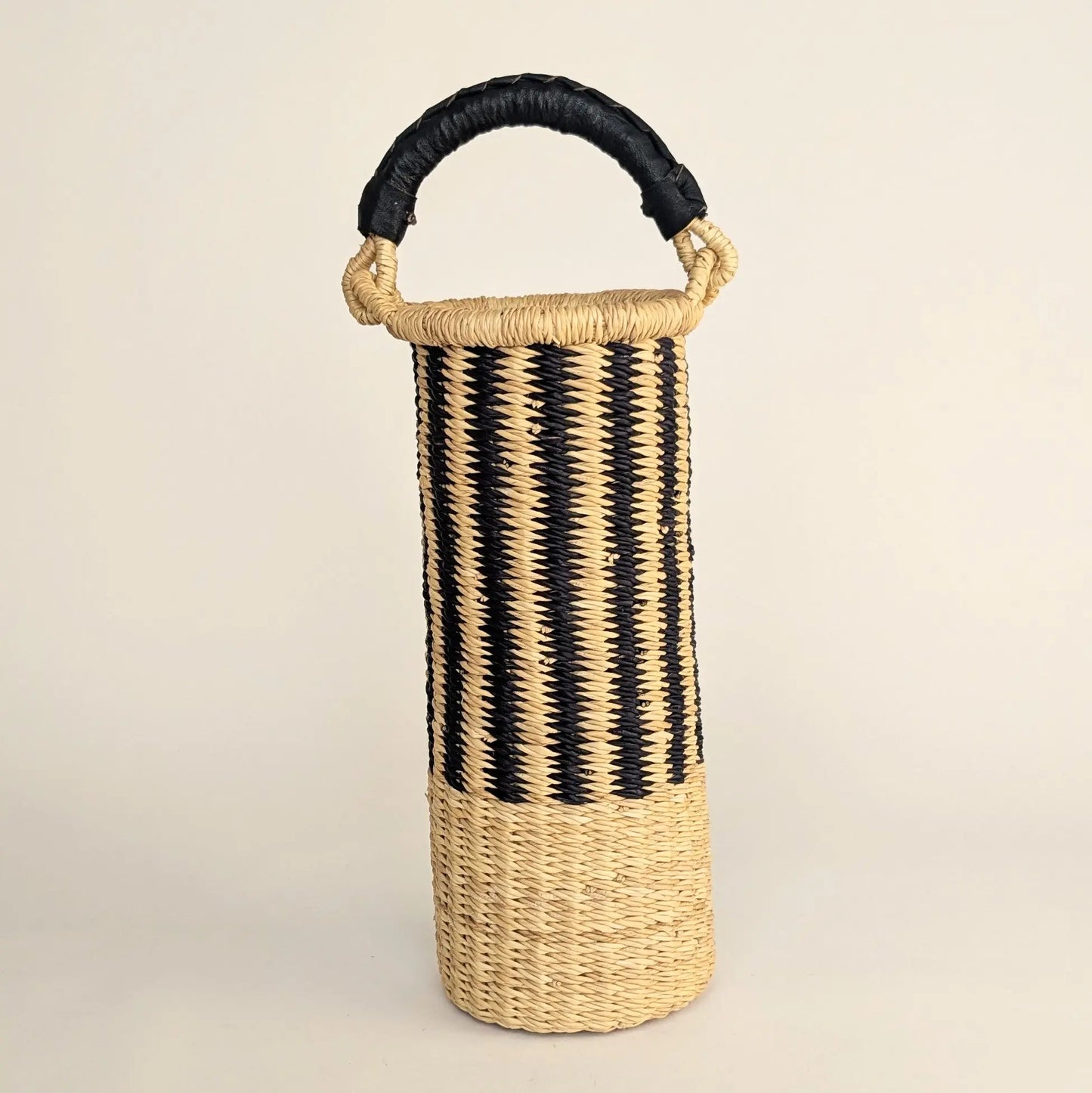 Wine Carrier - Black Stripe