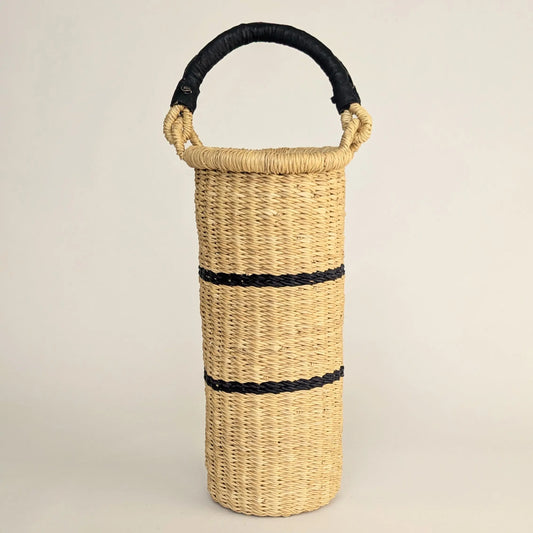 Wine Carrier - Black Stripe
