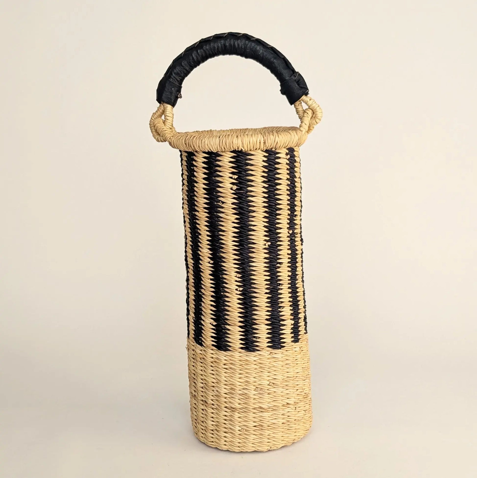 Wine Carrier - Black Stripe The Taylored Collection