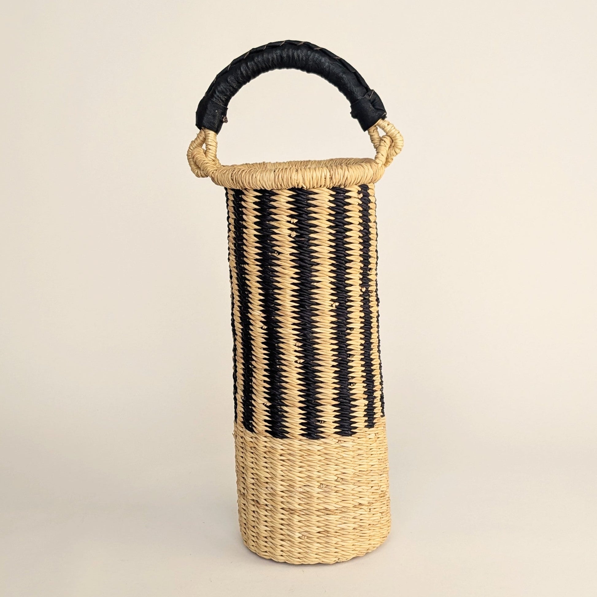 Wine Carrier - Black Stripe The Taylored Collection
