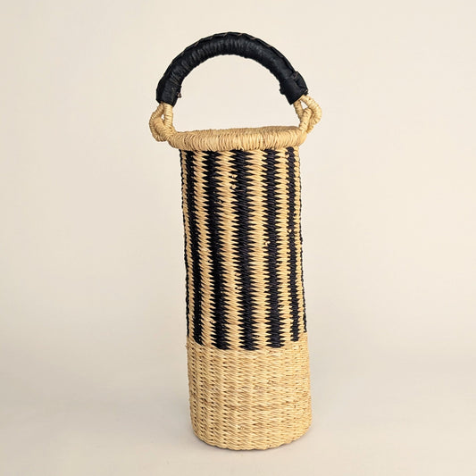 Wine Carrier - Black Stripe The Taylored Collection