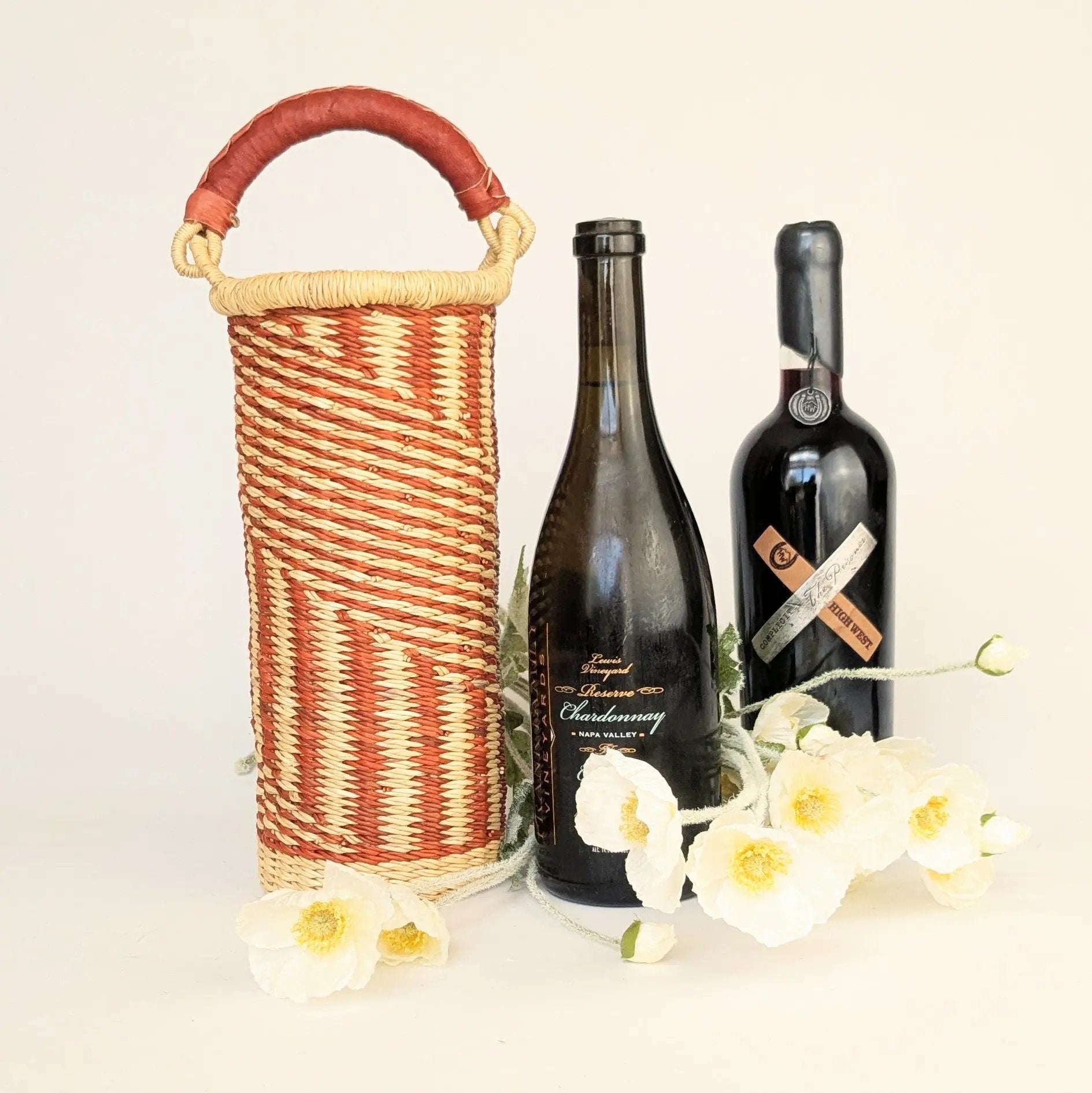 Wine Carrier - Rust Pattern The Taylored Collection
