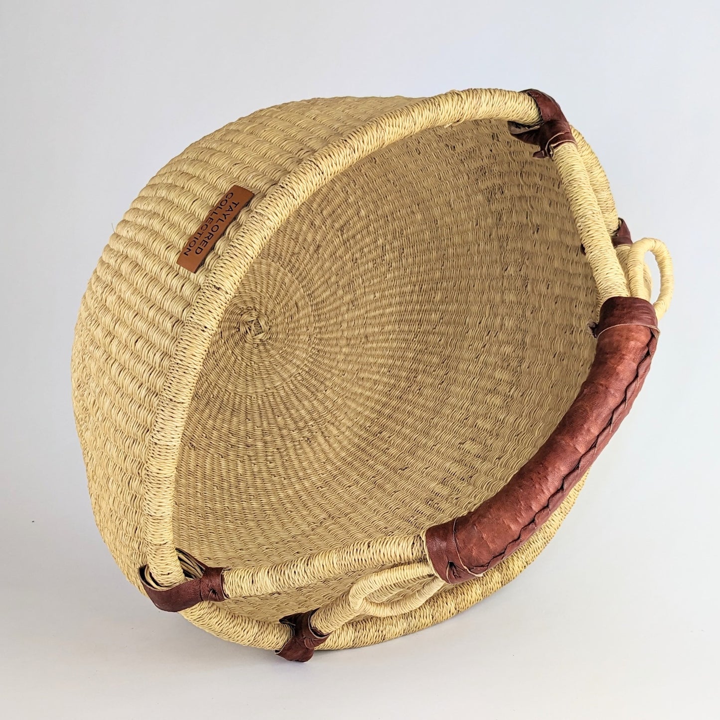 Asili Large Basket - Leather Handle