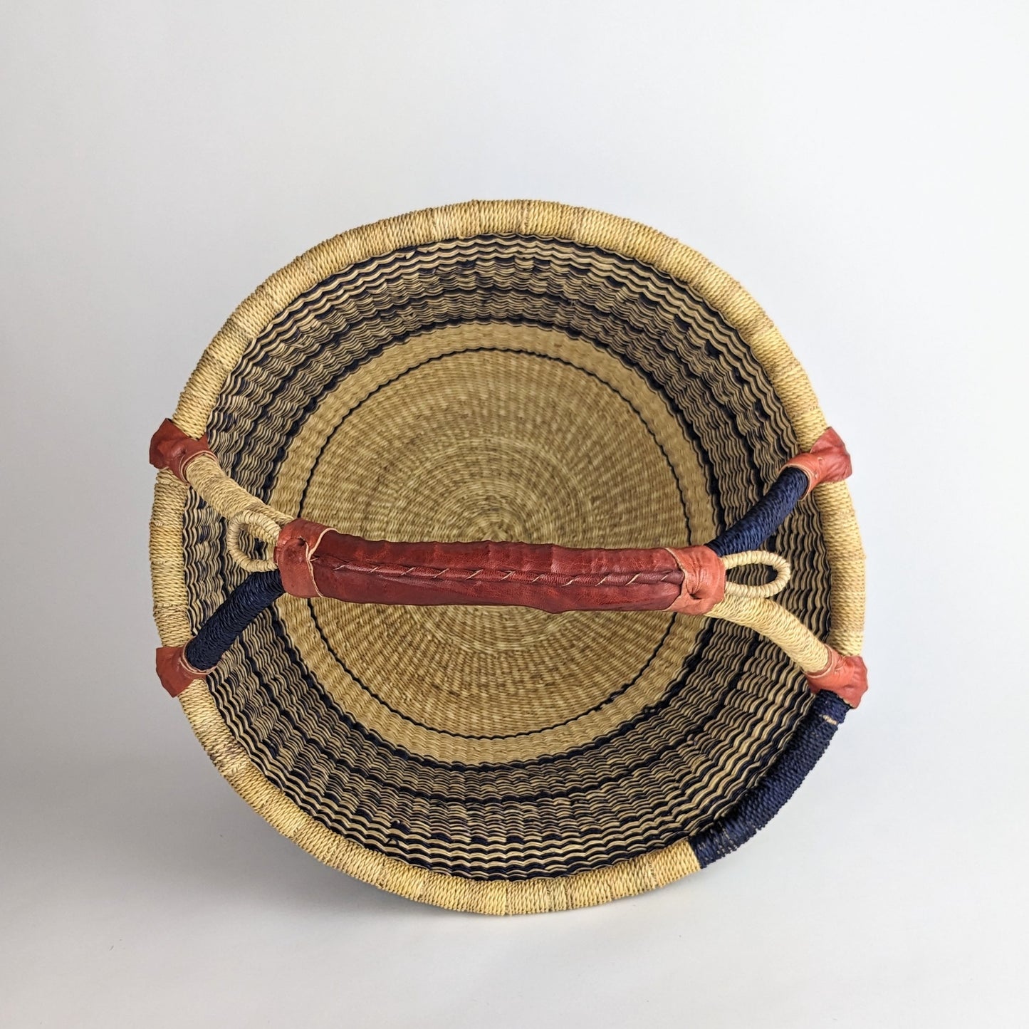 Oesi Bolga Basket Large - Natural Leather Handle