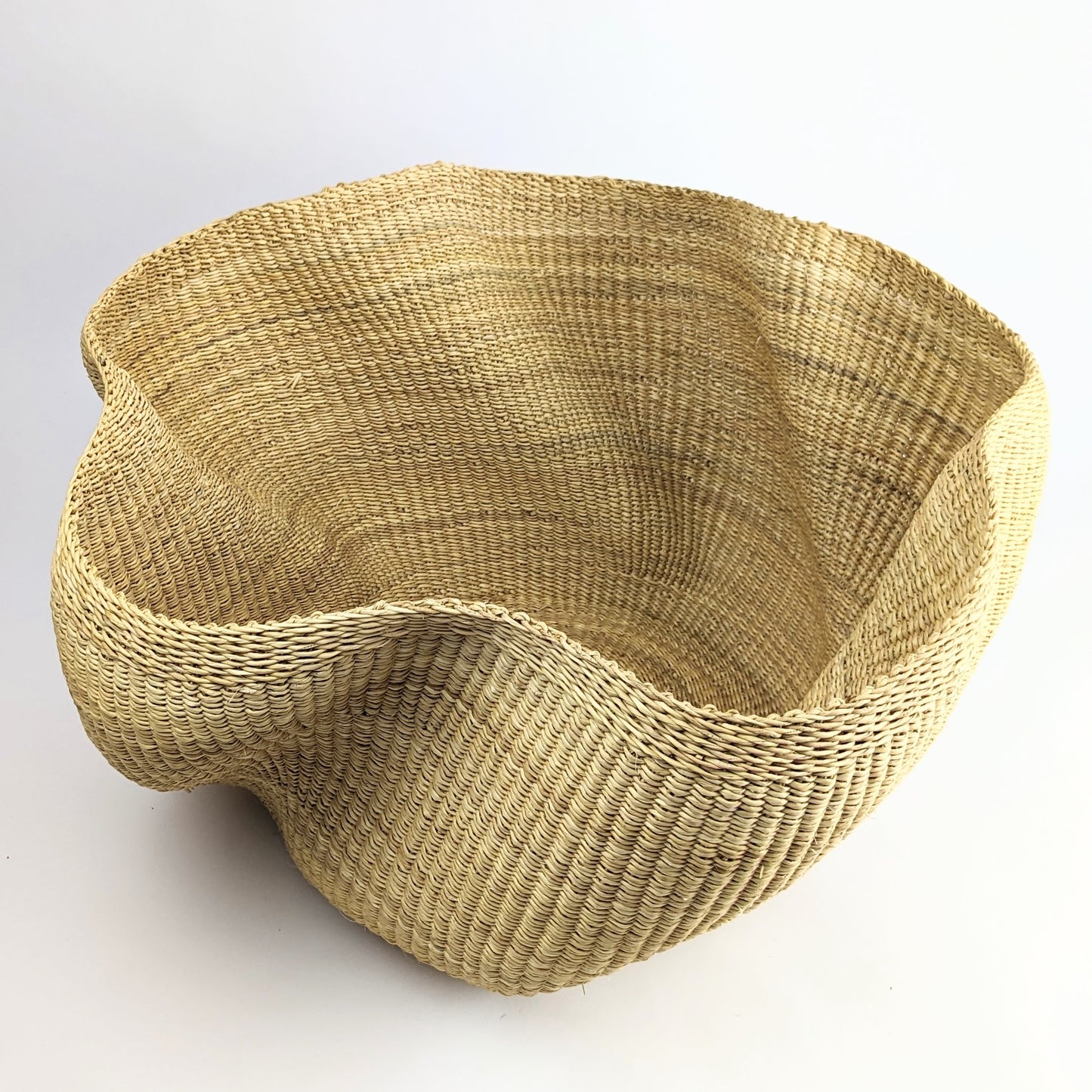 Artisan Wave Basket - Natural