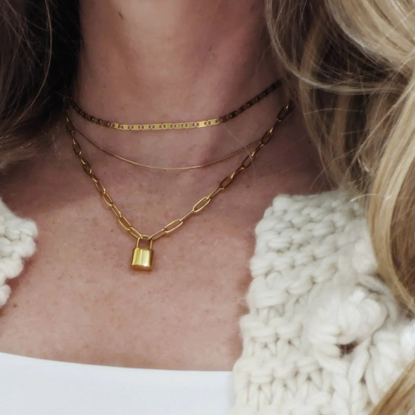 Padlock Pendant Necklace The Taylored Collection