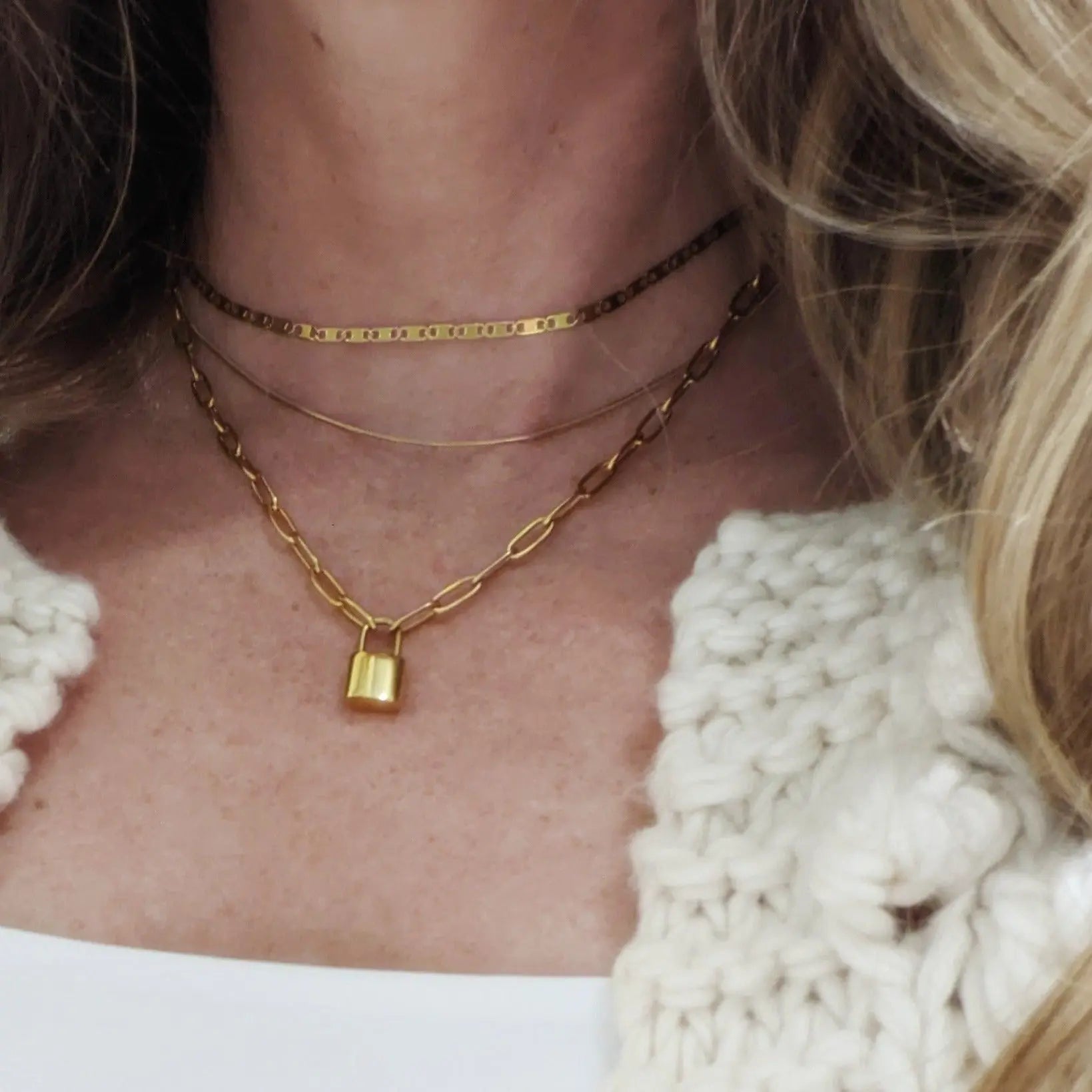 Padlock Pendant Necklace The Taylored Collection