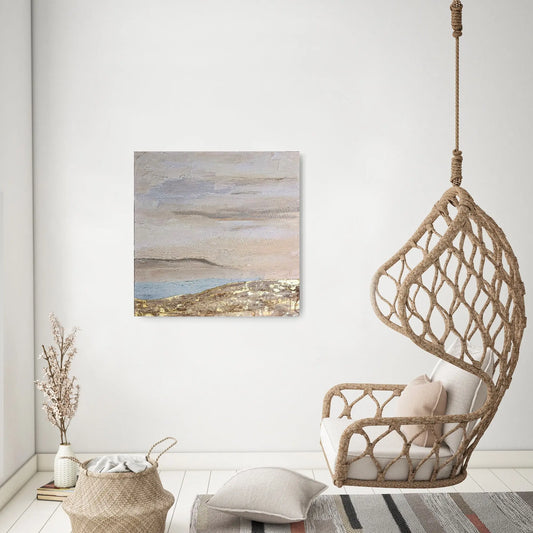Serene Abstract Landscape Sweet Tangerine Art