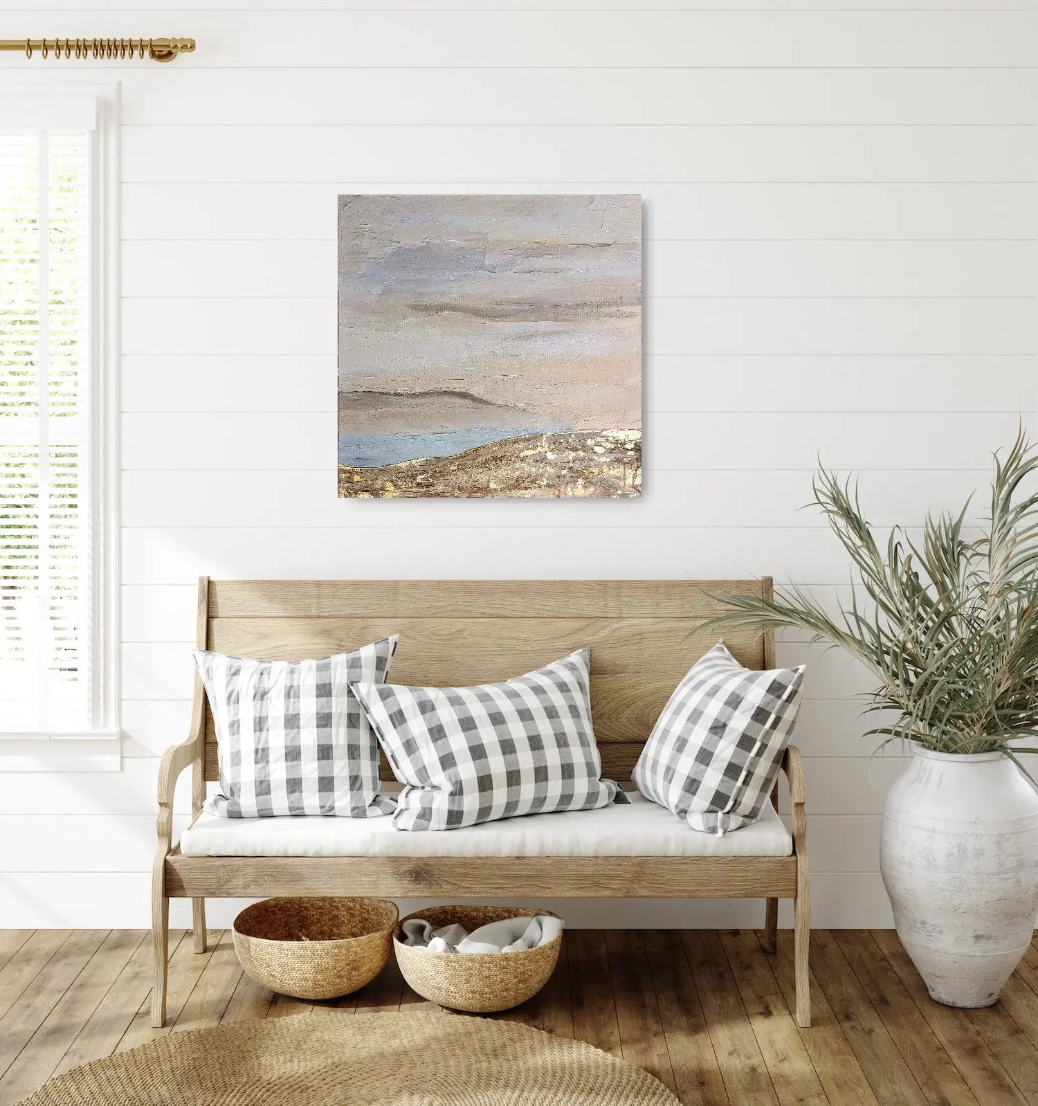 Serene Abstract Landscape Sweet Tangerine Art