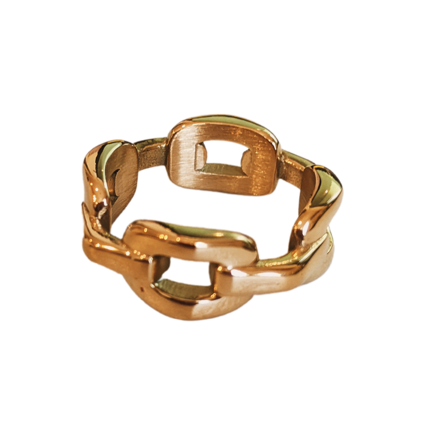 Cuban Link Chain Ring