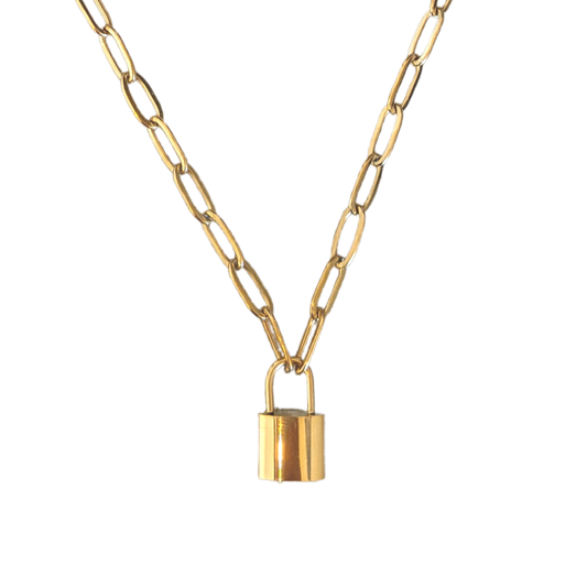 Padlock Pendant Necklace